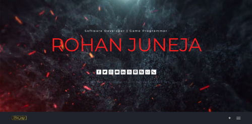 Rohan Juneja | Software developer | Game Programmer Logo